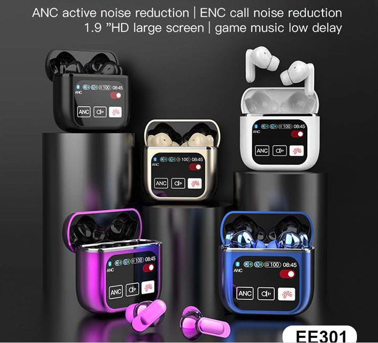 Touch Screen Bluetooth Headset With ANC & ENC