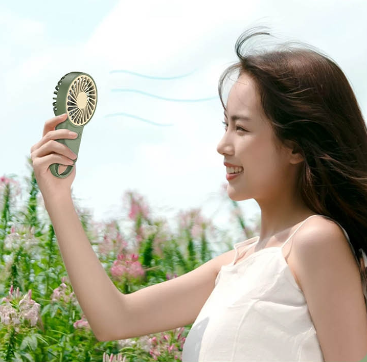 Handheld Fan with Carabiner