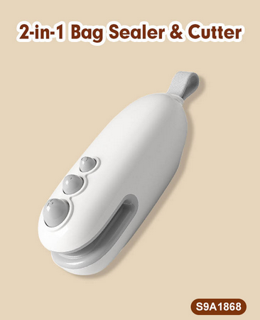 2 in 1 Bag Sealer & Cutter