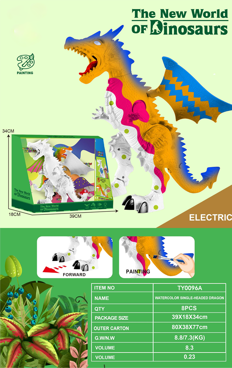 Electric Dinosaurs Painting Kit