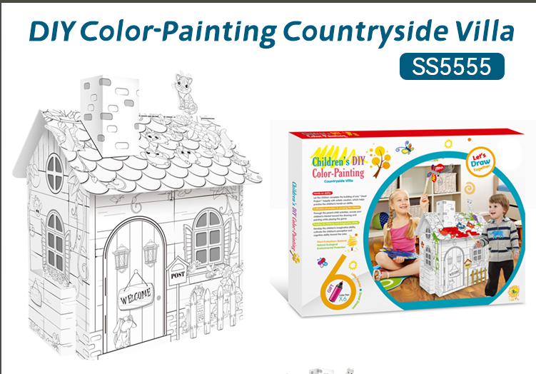 DIY Color-Painting Countryside Villa