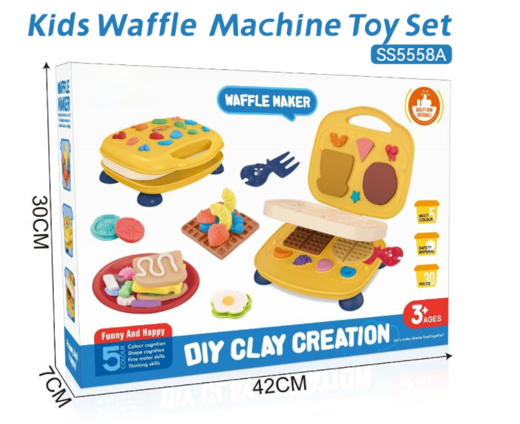 Kids Waffle Machine/ Hamburger Machine /Ice Cream Machine Toy Set